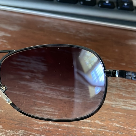 Fashion Elite black metallic full rim sunglasses NWT - Picture 6 of 16